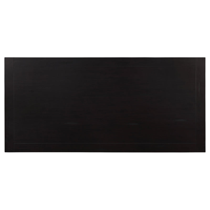 Parkins  Rectangular Dining Table Set Rustic Espresso