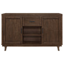 Reynolds 2-door Sideboard Buffet Storage Cabinet Brown Oak