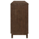Reynolds 2-door Sideboard Buffet Storage Cabinet Brown Oak