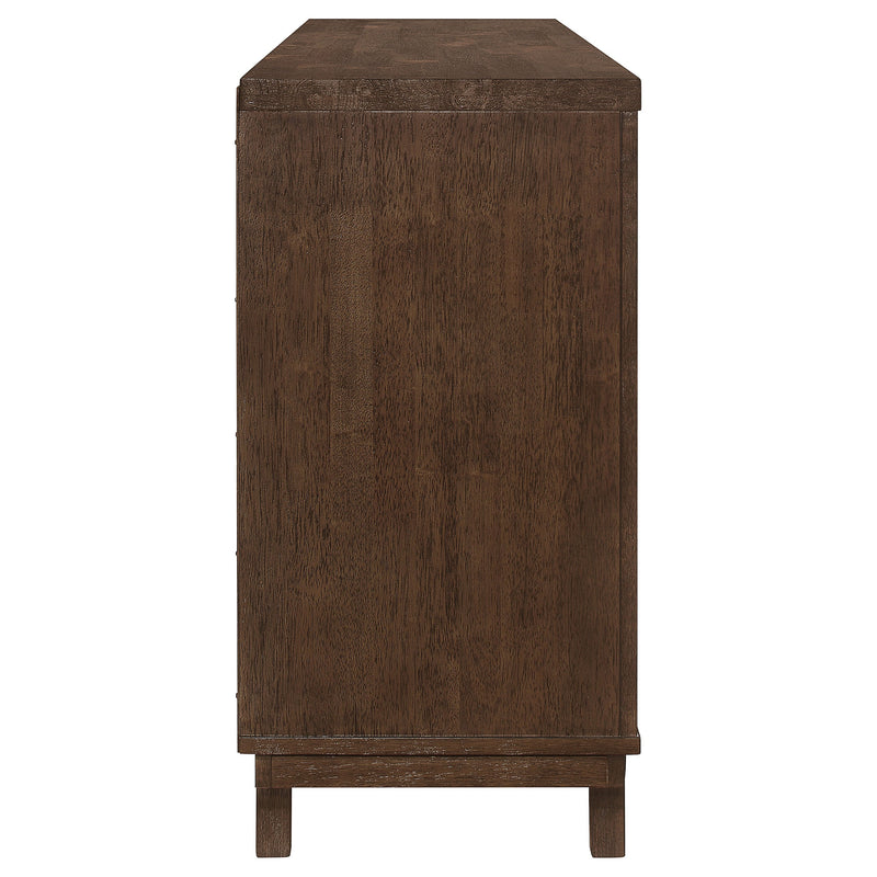 Reynolds 2-door Sideboard Buffet Storage Cabinet Brown Oak