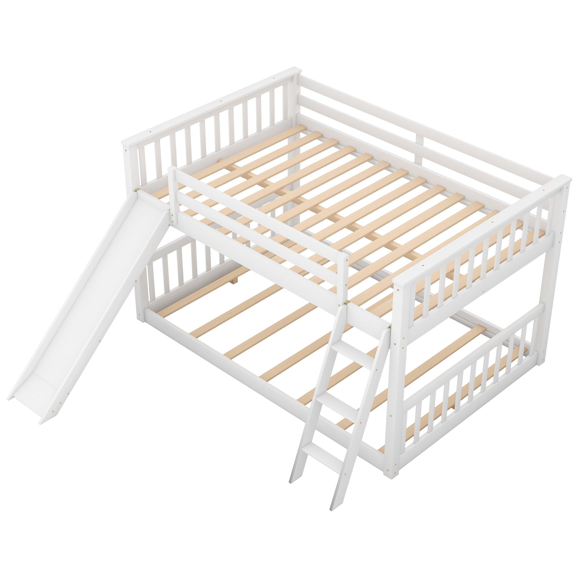 Bunk Bed & Convertible Slide And Ladder