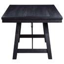 Newport  Rectangular Trestle Dining Table Set Black
