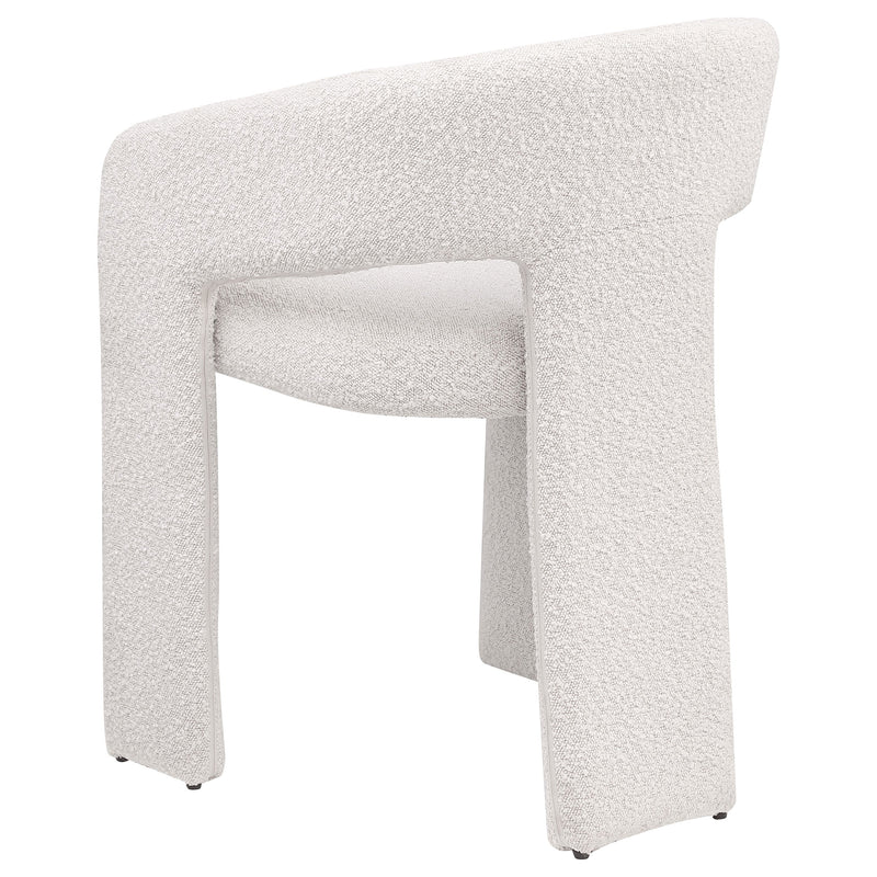 Eudora Boucle Upholstered Dining Arm Chair Grey (Set of 2)
