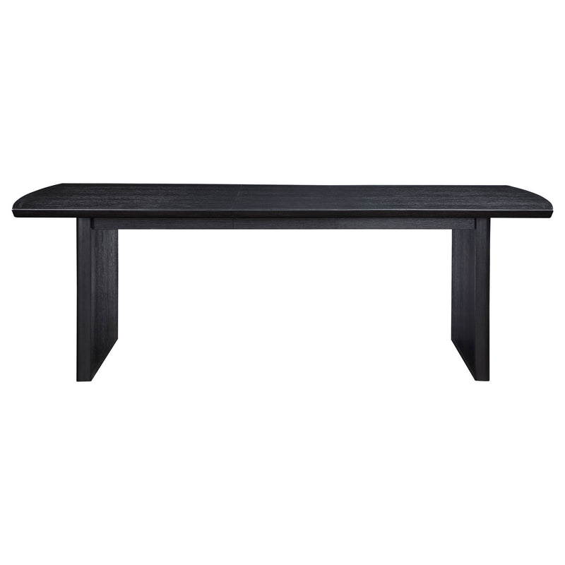 Brookmead  Extension Leaf Dining Table Set Black