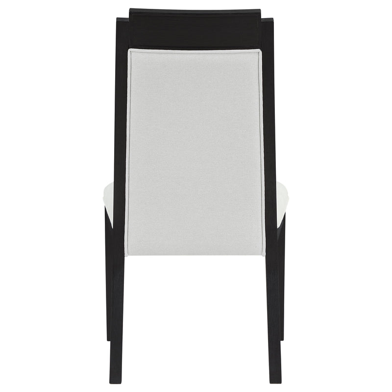 Brookmead Wood Dining Side Chair Ivory and Black (Set of 2)