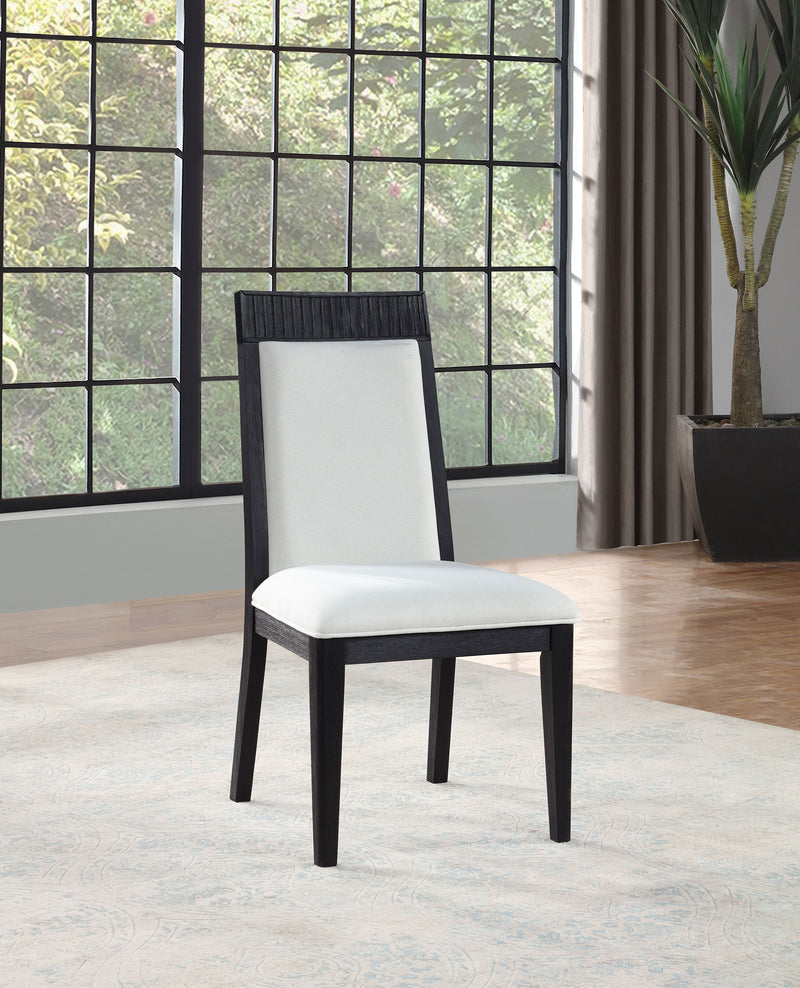 Brookmead Dining Side Chair Grey and Black (Set of 2)