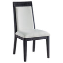 Brookmead Dining Side Chair Grey and Black (Set of 2)