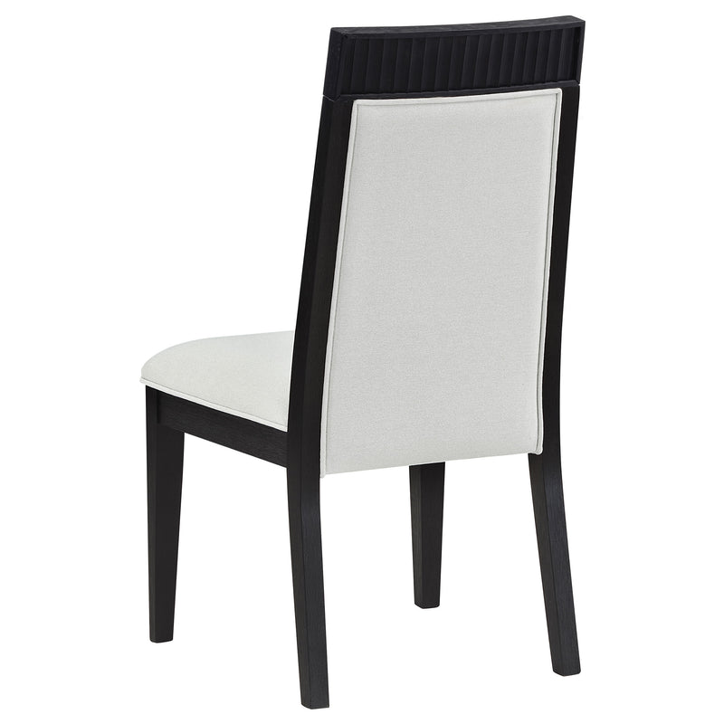 Brookmead Dining Side Chair Grey and Black (Set of 2)