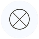 Aviano Round 48-inch Glass Top Metal Dining Table Gunmetal