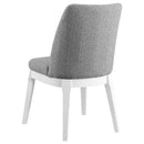 Carissa Upholstered Dining Side Chair Beige (Set of 2)