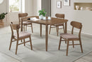 Dortch  Oval Solid Wood Dining Set Walnut