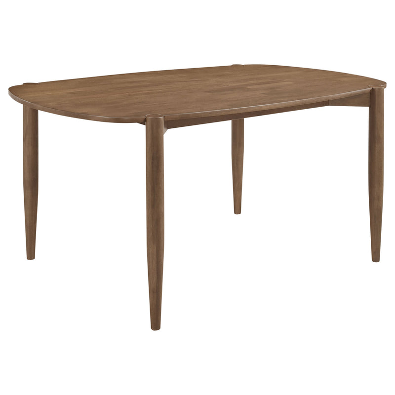 Dortch  Oval Solid Wood Dining Set Walnut