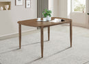 Dortch Oval 63-inch Solid Wood Dining Table Walnut