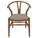 Dinah  Round Solid Wood Dining Set Walnut