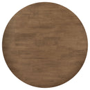 Dinah Round 47-inch Solid Wood Dining Table Walnut