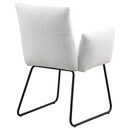 Ackland Upholstered Dining Side Chair Light Grey (Set of 2)