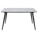 Dennison  Rectangular Dining Table Set Grey