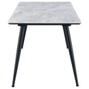 Dennison  Rectangular Dining Table Set Grey