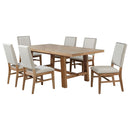 Middleton  Extension Leaf Dining Set Brown and Black