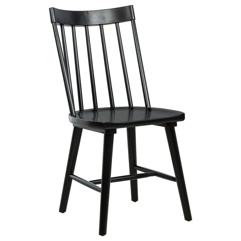 Middleton Solid Wood Dining Side Chair Black (Set of 2)