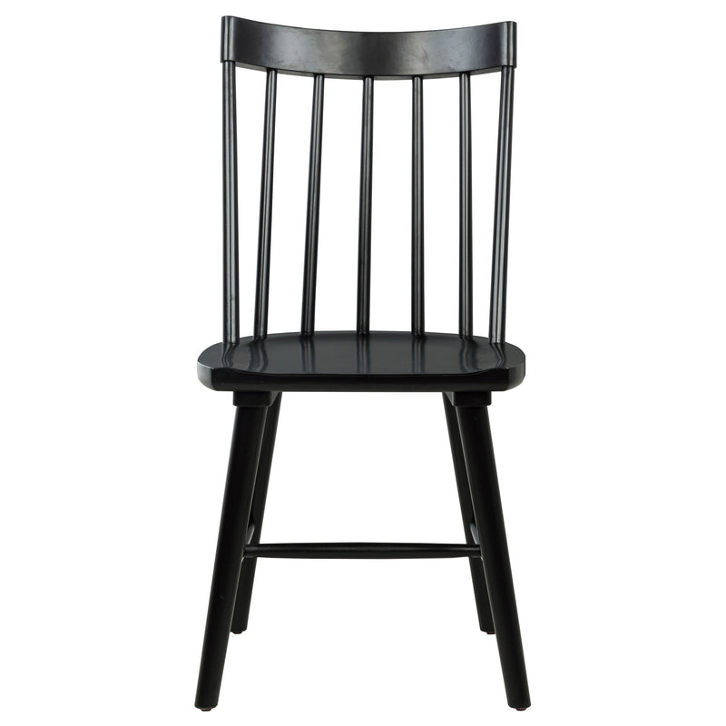 Middleton Solid Wood Dining Side Chair Black (Set of 2)