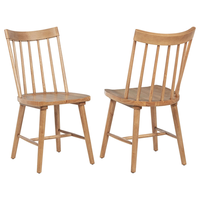 Middleton Solid Wood Dining Side Chair Black (Set of 2)