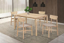 Parkridge  59-inch Wood Dining Set Natural Walnut