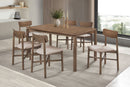 Parkridge  59-inch Wood Dining Set Natural Walnut