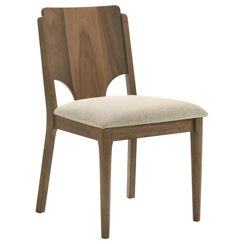 Crestmore  46-inch Round Wood Dining Table Set Walnut