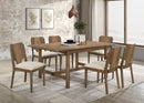 Crestmore  Rectangular Dining Table Set Walnut