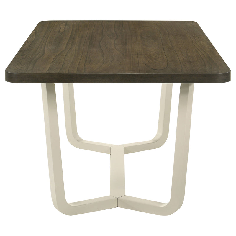 Biloxi  71-inch Rectangular Dining Set Greyish Brown