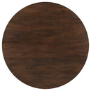 Everton  Round 53-inch Dining Table Set Dark Walnut