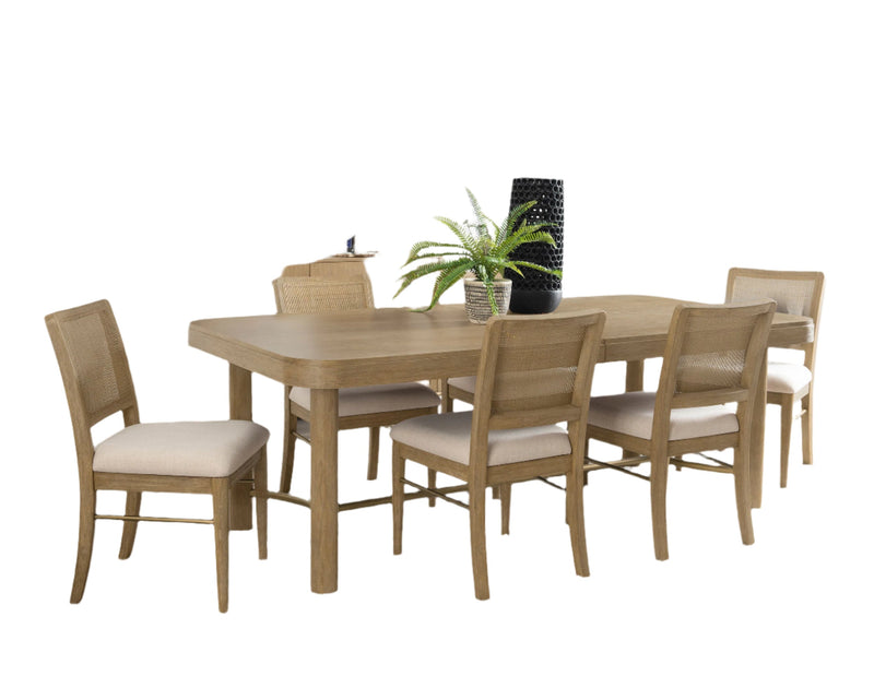 Arini  Extension Leaf Dining Table Set Black