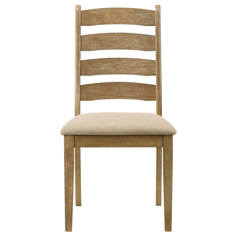 Dalila Wood Dining Side Chair Cappuccino (Set of 2)