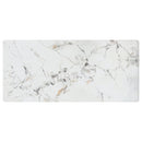 Carvell Rectangular Sintered Stone Dining Table Mirage White