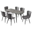 Horizon  Dining Set with Extension Table Grey