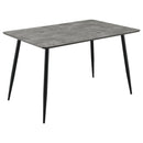 Horizon  Dining Set with Extension Table Grey