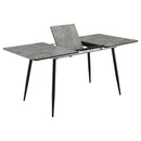 Horizon  Dining Set with Extension Table Grey