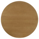 Hartville 60-inch Round Dining Table Natural Light Brown
