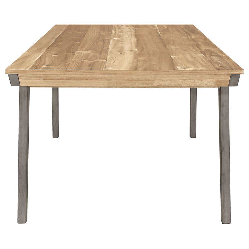 Nogales  Rectangular Dining Table Set Coastal Grey