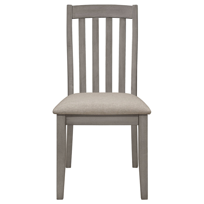 Nogales  Rectangular Dining Table Set Coastal Grey