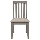 Nogales Wood Dining Side Chair Coastal Grey (Set of 2)