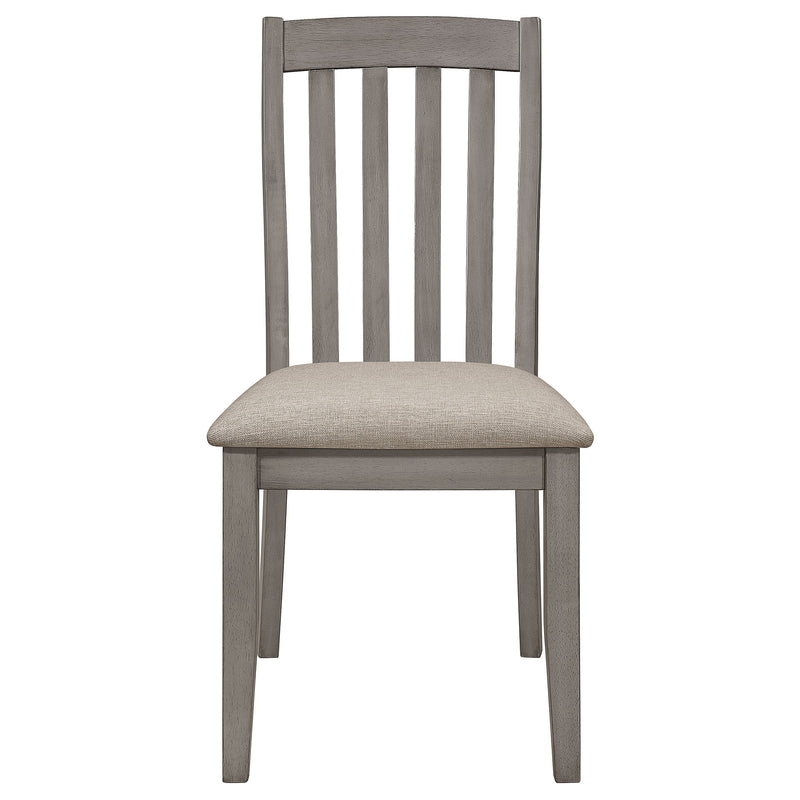 Nogales Wood Dining Side Chair Coastal Grey (Set of 2)