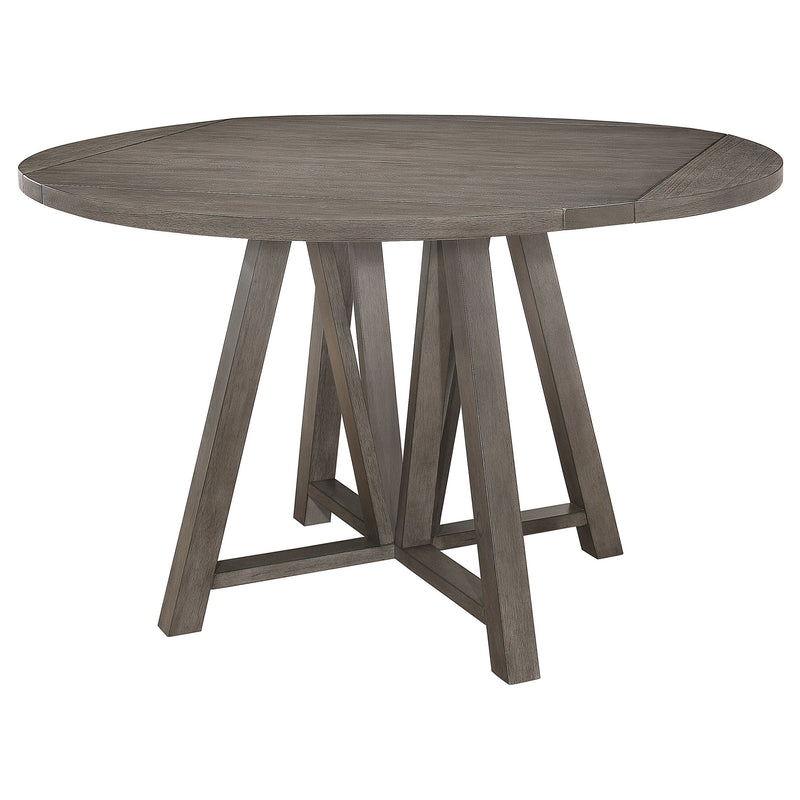 Athens  Drop Leaf Counter Height Dining Set Barn Grey
