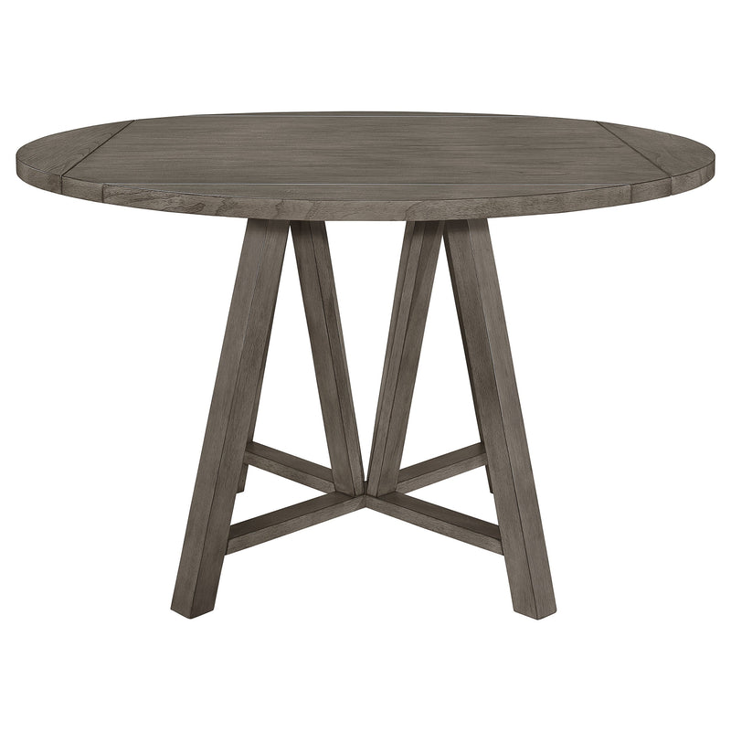 Athens  Drop Leaf Counter Height Dining Set Barn Grey
