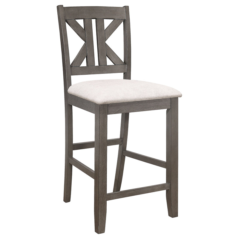 Athens  Drop Leaf Counter Height Dining Set Barn Grey