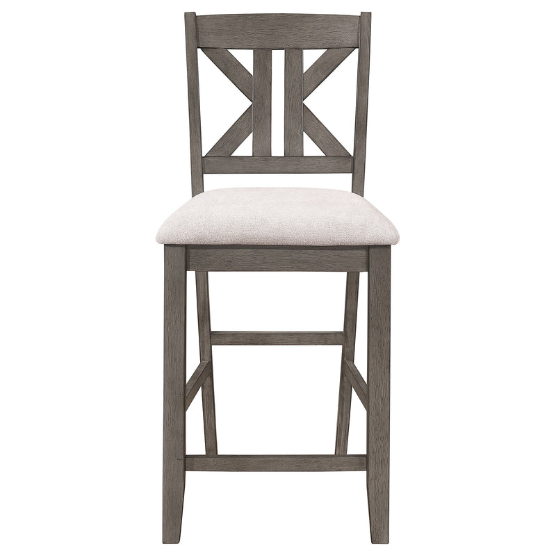 Athens  Drop Leaf Counter Height Dining Set Barn Grey
