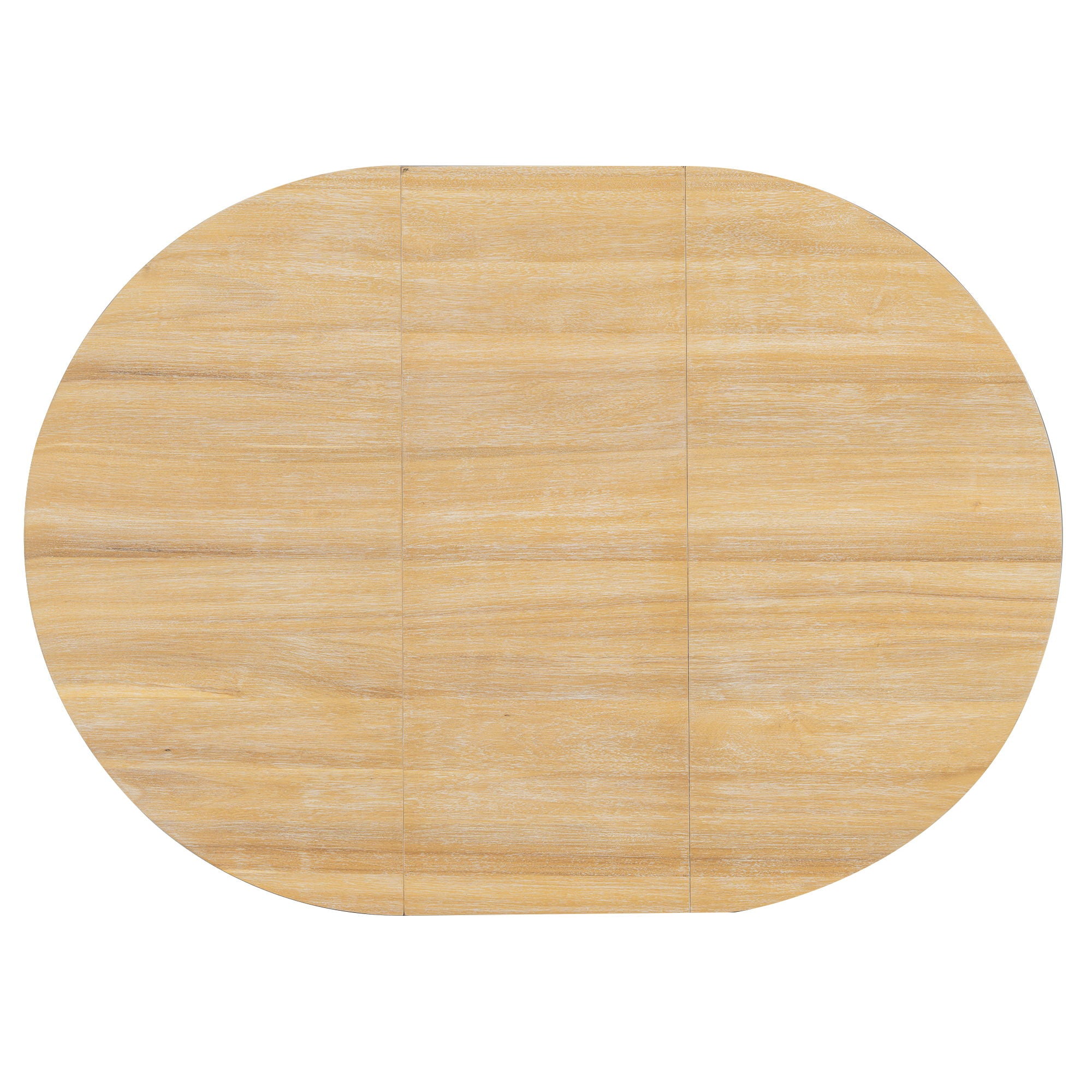 Dining Set With Leaf Round Table And 4 Upholstered Chairs