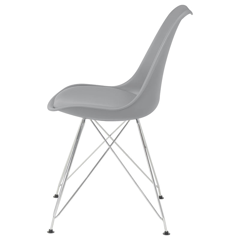 Juniper Polypropylene Dining Side Chair Black (Set of 2)