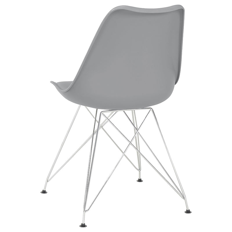 Juniper Polypropylene Dining Side Chair Black (Set of 2)